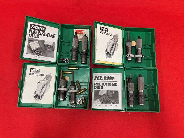 (4) RCBS Reloading Dies Sets