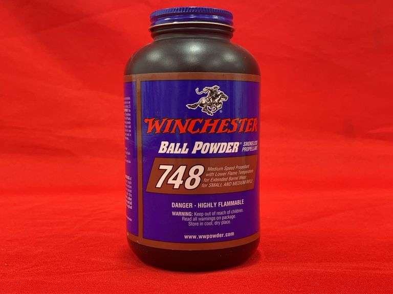 Winchester Ball Powder Super-Lite WSL1, Hodgon Pyrodex RS, Winchester Ball Powder 748, Winchester 296 Ball Powder ( No Shipping on Powder)