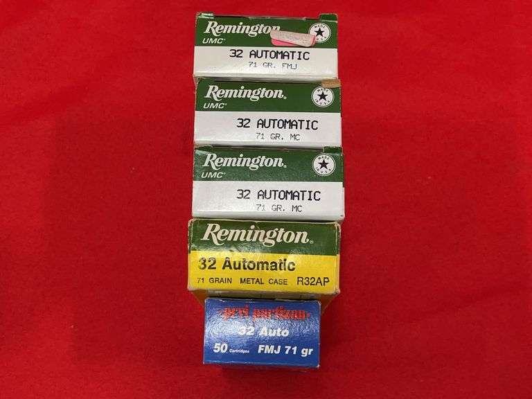 360 Rds+- Assorted 32Auto Ammo