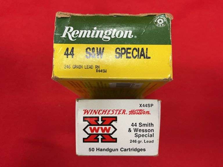 (86+-) 44 Special & (152+-) 44 Rem. Mag Ammo