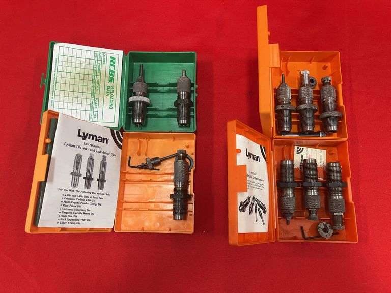 3 Lyman Die Sets & 1 RCBS Die Set