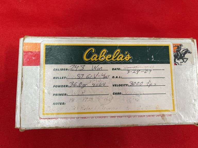 200+- Rds Reload And Factory 243 Win Ammo And Brass