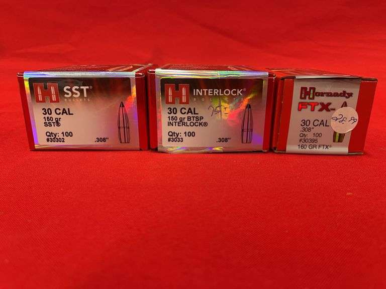400+- 30 Cal Bullets