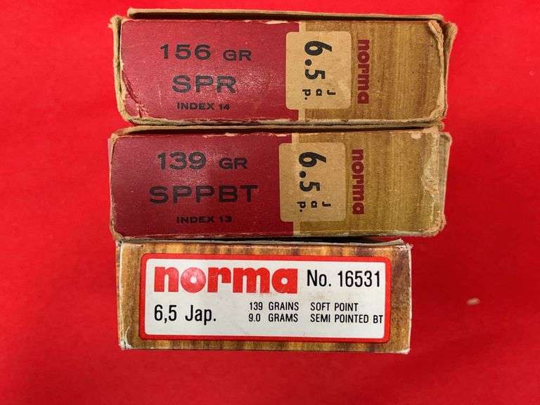 (56+-) Rds 6.5 Japanese Ammo