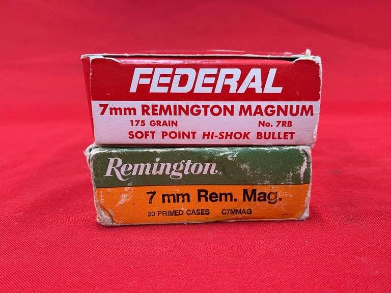 36 Rds+- 7 MM Mag Factory & Reloaded Ammo