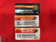200+- Rds Reload And Factory 243 Win Ammo And Brass