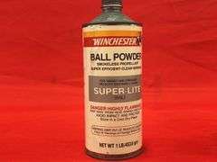 Winchester Ball Powder Super-Lite WSL1, Hodgon Pyrodex RS, Winchester Ball Powder 748, Winchester 296 Ball Powder ( No Shipping on Powder)