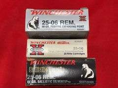 114 Rds+- 25-06 Ammo Factory & Reloads