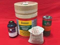 Hercules Green Dot, Hercules Herco Shotgun Powder, Hodgdon Lil'Gun, 7 1/2 Lead Shot (No Shipping)