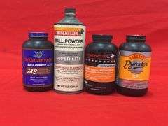 Winchester Ball Powder Super-Lite WSL1, Hodgon Pyrodex RS, Winchester Ball Powder 748, Winchester 296 Ball Powder ( No Shipping on Powder)