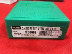 (113+-) Rds 500 S&W Ammo, Reloads, Brass & Die Set