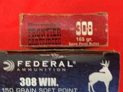 100 Rds+- Assorted 308 Win Ammo And 69 Rds+- Primed Brass