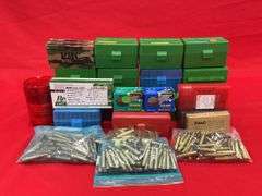 955 Rds+- Reloaded 223 Rem Ammo, Brass, Primed Cases And Lee Reloading Dies