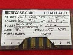 955 Rds+- Reloaded 223 Rem Ammo, Brass, Primed Cases And Lee Reloading Dies