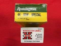 (86+-) 44 Special & (152+-) 44 Rem. Mag Ammo