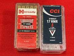 200 Rds+- 17 HMR Ammo