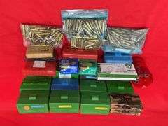 955 Rds+- Reloaded 223 Rem Ammo, Brass, Primed Cases And Lee Reloading Dies