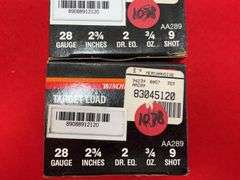 165 Rds+- 28 ga Shogtun Shells