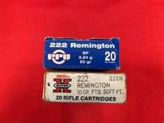 (154+-)Rds 222 Remington Ammo Some Reloads and Brass Plus Reloading Dies