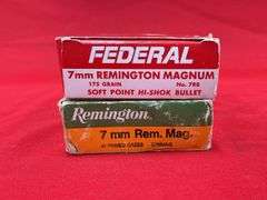 36 Rds+- 7 MM Mag Factory & Reloaded Ammo