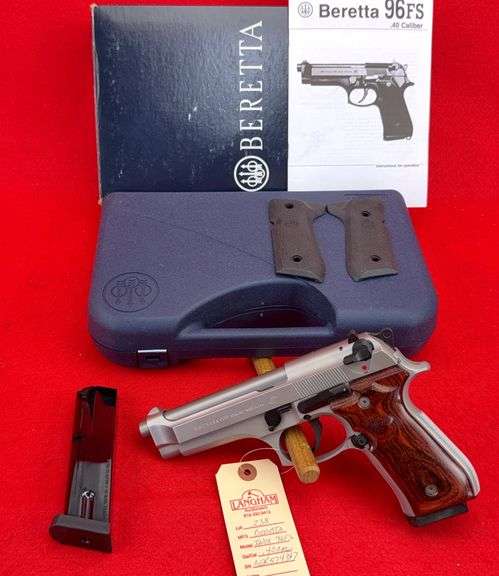 Beretta Inox Model 96FS .40 Cal Pistol - Langham Auctioneers