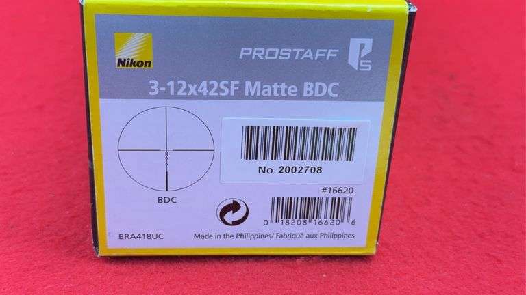 Nikon Prostaff 3-12x42SF Matte BDC Scope