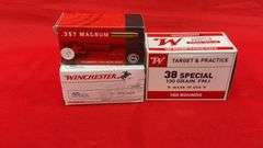 45 Auto, 38 Special, .357 Magnum Ammo