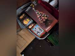10 boxes of Christmas decor