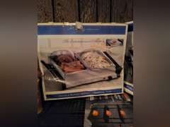 Pair of double buffet server warming trays