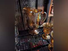 5 pcs carnival glass