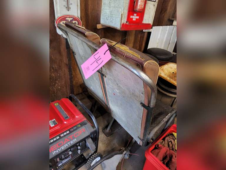 Vintage bus seat
