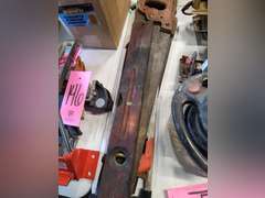 Group: 2 hand saws, 2 hack saws, 2 framing squares, 2 levels
