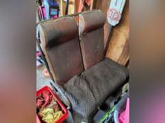 Vintage bus seat
