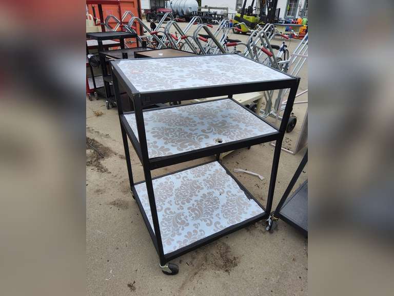 Metal AV cart