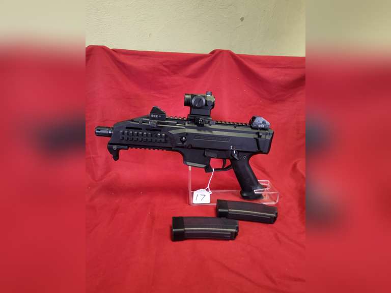 CZ Mod: Scorpion EVO 3S1, 9mm pistol, Ser#: C137256, 8.5" brl, 2 mags, red dot sight, 97%