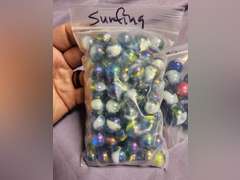 2 bags of small marbles & 1 bag of large marbles