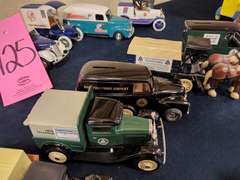 6 collectible coin banks SEE PICS
