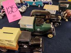 6 collectible coin banks SEE PICS