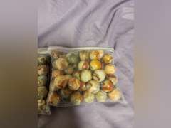 2 bags of large marbles