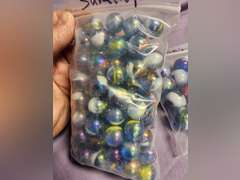 2 bags of small marbles & 1 bag of large marbles
