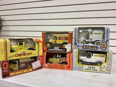 6 collectible coin banks SEE PICS