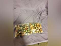 2 bags of large marbles