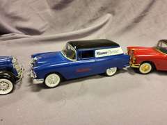 5 collectible coin banks SEE PICS
