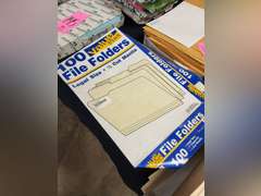 Group of file folders, notepads & other SEE PICS