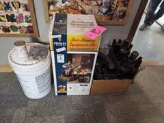 Beer Brewing equipment, bottles, caps & other