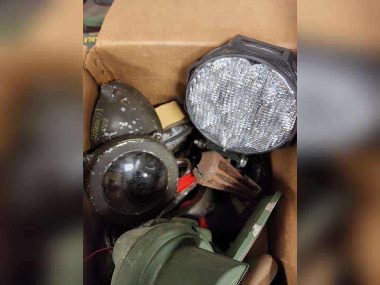 Large group of misc military vehicle parts & other SEE PICS