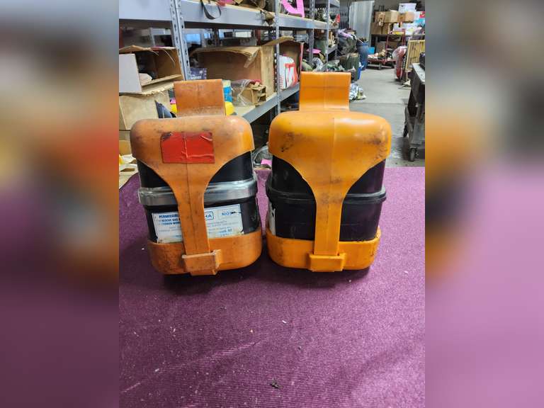 2 Drager permissible respirators for carbon monoxide