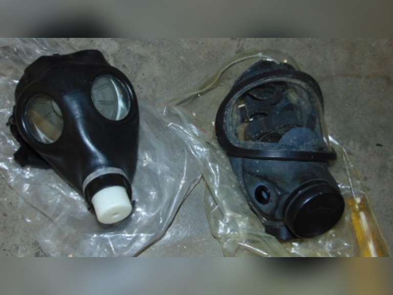 2 different gas masks (unknown) SEE PICS