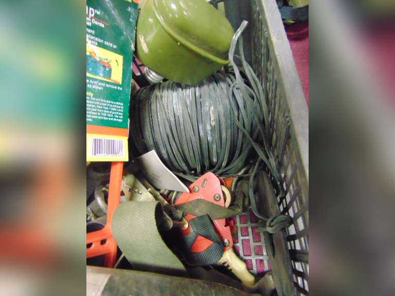 Crate misc: gas masks, clips, hoses & other items SEE PICS