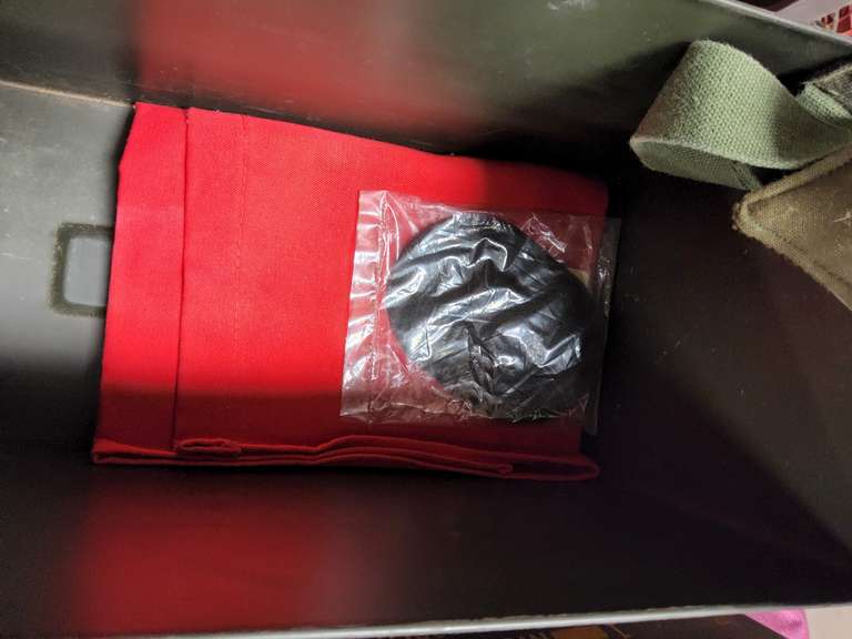 2 metal ammo cans